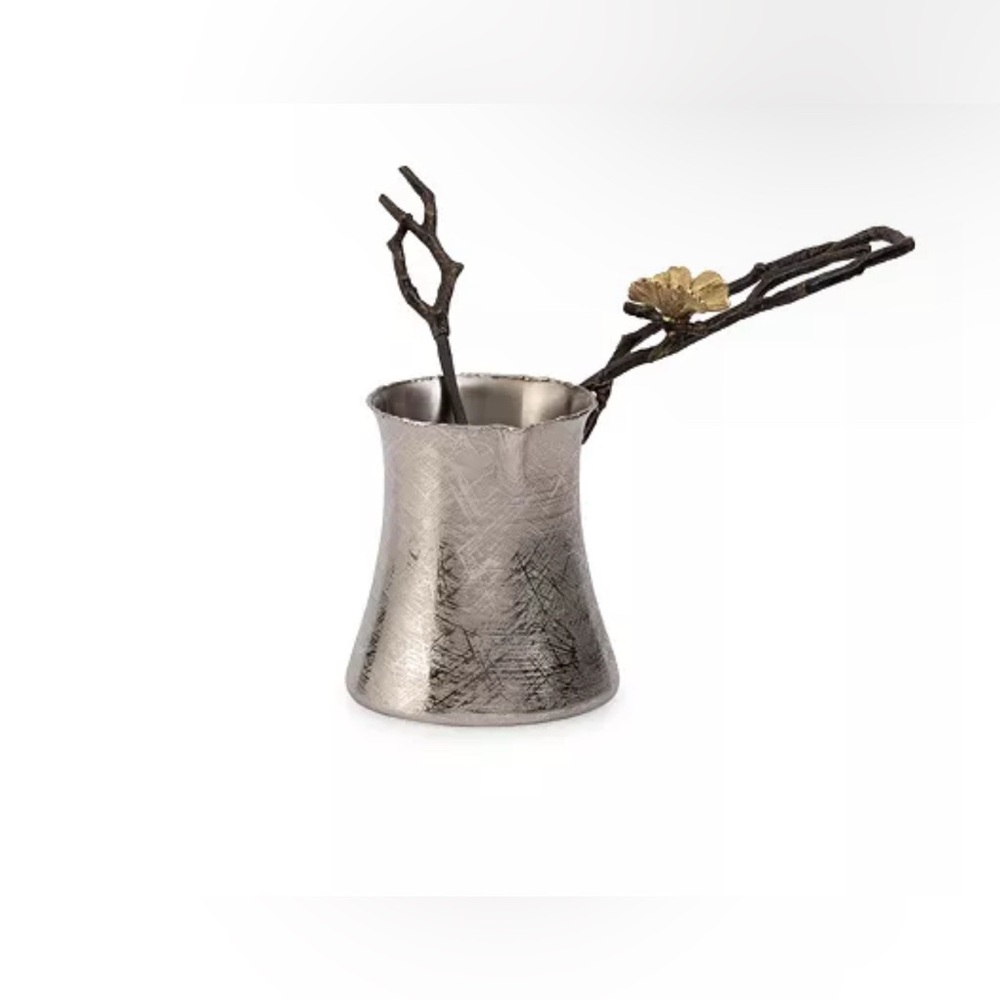 Michael Aram Butterfly Ginkgo Coffee Pot w/Spoon